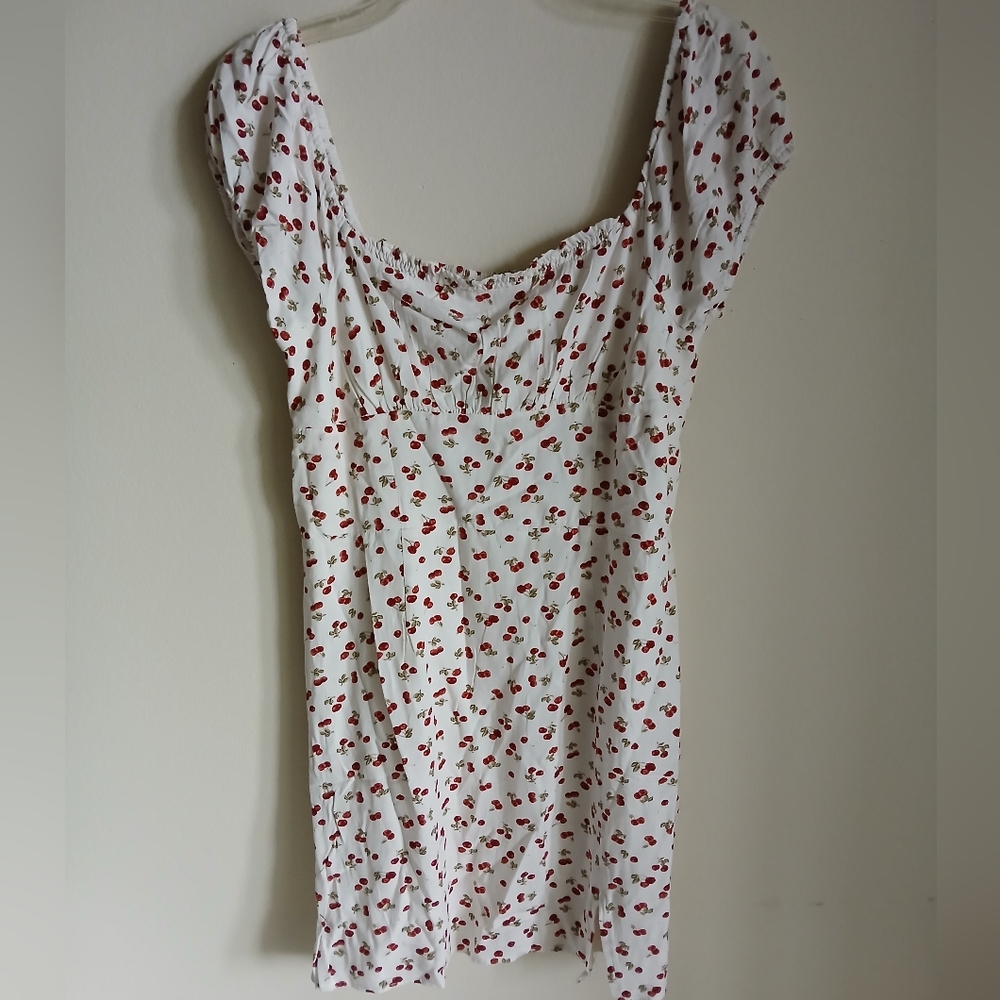 NWT Aeropostale Mini Dress Size Medium Cherry Print
